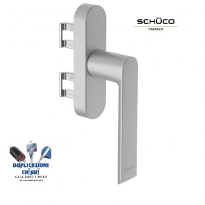 Cremonese “SCHÜCO”.
Per porte e finestre in PVC.
Riferimento: 269527
2 forchette.
Montaggio lato DESTRO (cerniere SX)
Colore: GRIGIO.
Larghezza: 35 mm x Altezza: 130 mm x Spessore: 68 mm.
Distanza di fissaggio: 100mm.
Consegnato CON rinforzi angolari (243213 )